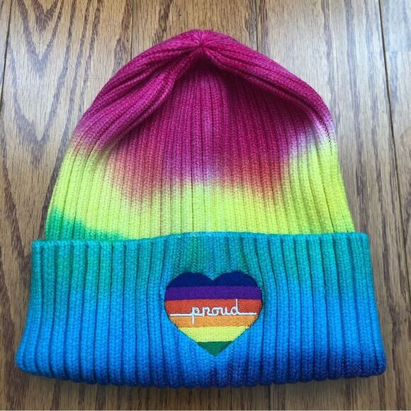 THE PHLUID PROJECT Be Kind Be Proud Beanies Black Rainbow & Laniard gift Set - Picture 2 of 8